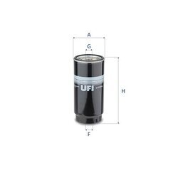 Palivový filter UFI 24.273.00