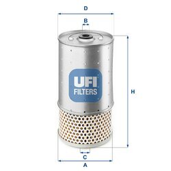 Olejový filter UFI 25.528.00