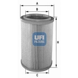 Vzduchový filter UFI 27.074.00