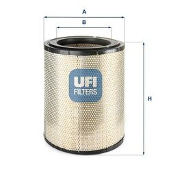 Vzduchový filter UFI 27.416.00
