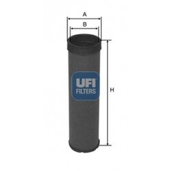 Filter sekundárneho vzduchu UFI 27.517.00
