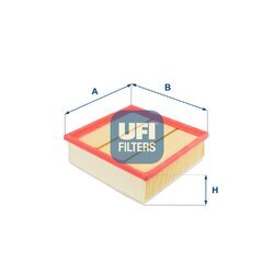 Vzduchový filter UFI 30.297.00