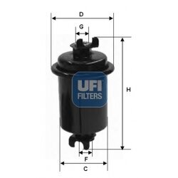 Palivový filter UFI 31.550.00