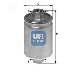 Palivový filter UFI 31.564.00