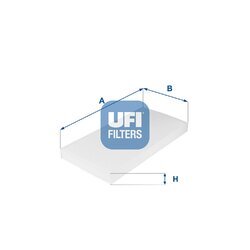 Filter vnútorného priestoru UFI 53.045.00