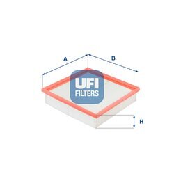 Filter vnútorného priestoru UFI 53.089.00