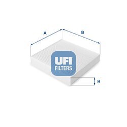 Filter vnútorného priestoru UFI 53.109.00
