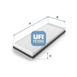 Filter vnútorného priestoru UFI 53.155.00