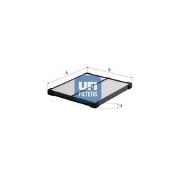 Filter vnútorného priestoru UFI 53.570.00