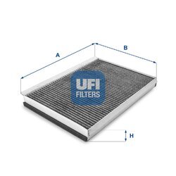 Filter vnútorného priestoru UFI 54.161.00