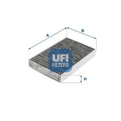 Filter vnútorného priestoru UFI 54.285.00