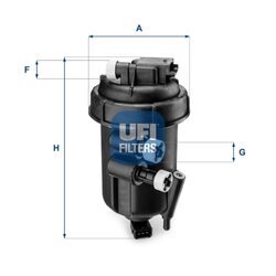 Palivový filter UFI 55.108.00