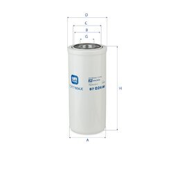 Filter pracovnej hydrauliky UFI 87.024.00