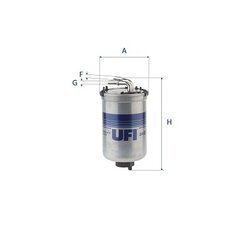 Palivový filter UFI 24.022.00