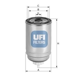 Palivový filter UFI 24.397.00