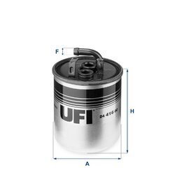 Palivový filter UFI 24.416.00