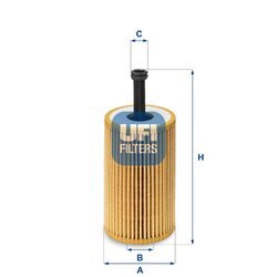 Olejový filter UFI 25.032.00