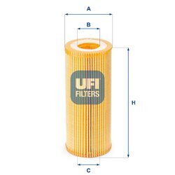 Olejový filter UFI 25.065.00