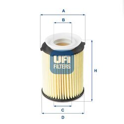 Olejový filter UFI 25.178.00