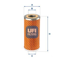 Olejový filter UFI 25.407.01