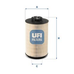 Palivový filter UFI 26.039.00