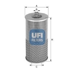 Palivový filter UFI 26.621.00