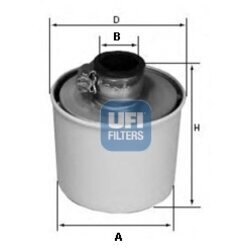 Vzduchový filter UFI 27.091.00
