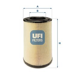 Vzduchový filter UFI 27.286.00