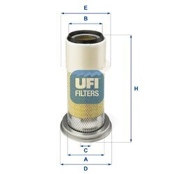 Vzduchový filter UFI 27.450.00