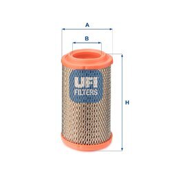 Vzduchový filter UFI 27.756.00