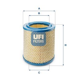 Vzduchový filter UFI 27.888.00