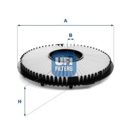 Vzduchový filter UFI 27.E44.00