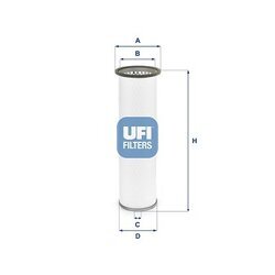 Vzduchový filter UFI 27.H78.00