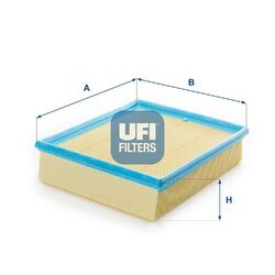 Vzduchový filter UFI 30.029.00