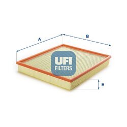 Vzduchový filter UFI 30.099.00