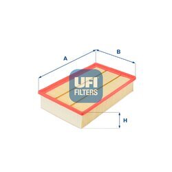Vzduchový filter UFI 30.155.00