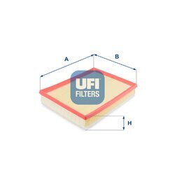 Vzduchový filter UFI 30.292.00