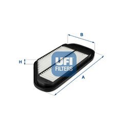Vzduchový filter UFI 30.701.00