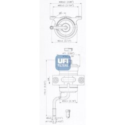 Palivový filter UFI 31.802.00