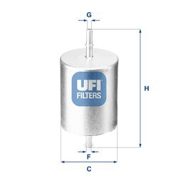 Palivový filter UFI 31.817.00