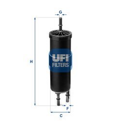 Palivový filter UFI 31.962.00