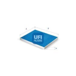 Filter vnútorného priestoru UFI 34.162.00