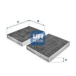 Filter vnútorného priestoru UFI 54.231.00