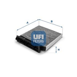 Filter vnútorného priestoru UFI 54.232.00