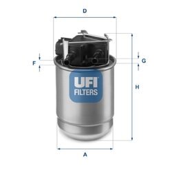 Palivový filter UFI 55.517.00