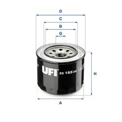 Olejový filter UFI 23.165.00