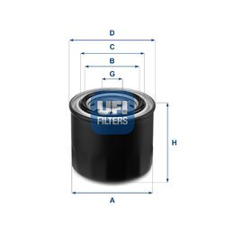 Olejový filter UFI 23.259.00