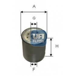 Palivový filter UFI 24.159.00