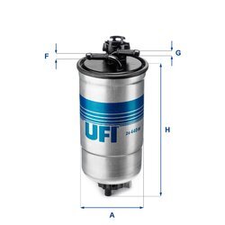 Palivový filter UFI 24.440.00
