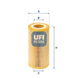 Olejový filter UFI 25.039.00